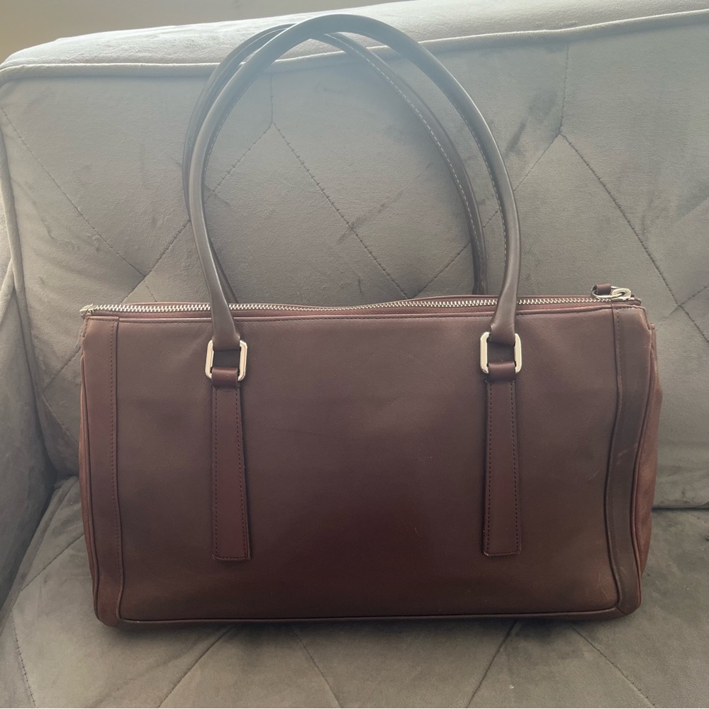 Coach Gramercy Tote 9420 – Mahogany Leather Work Tote (2001)